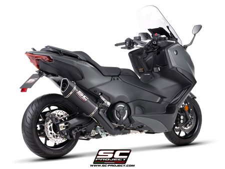 SC Project Układ wydechowy SC1-R Carbon Black Yamaha T-MAX 560 2025-2026