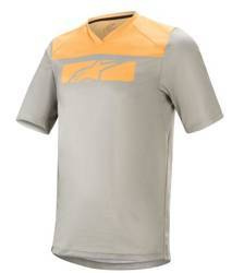 Koszulka rowerowa ALPINESTARS DROP 4.0 S/S JERSEY kolor szary/żółty