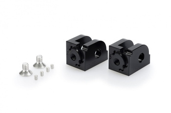 Mocowanie sportowych podnóżków PUIG 20304 (przód, do przesunięcia) Czarny (N) 20304N