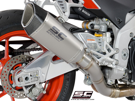 SC-Project tłumik końcowy  końcowy  SC1-R  Titanium Aprilia Tuono V4 2017-2020