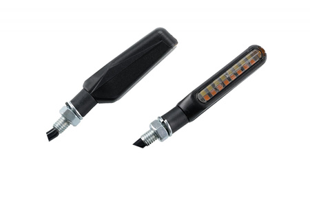 Kierunkowskazy PUIG Pin 2.0 tylne (LED sekwencyjny) Czarny (N) 22345N