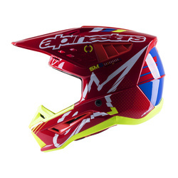 KASK ALPINESTARS S-M5 ACTION BRIGHT RED/WHITE/FLUO YELLOW