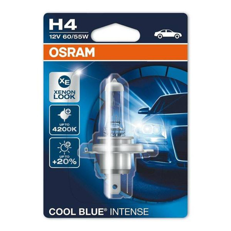 OA64193CBIBLI1 Żarówka H4 OSRAM 12V Cool Blue Intense - H4 - 60/55W - P43t