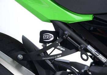 MOCOWANIE WYDECHU RG RACING Kawasaki Ninja 250/400 '18- & Z400/Z250 '19-, Z500 (Ninja) '24- BLACK