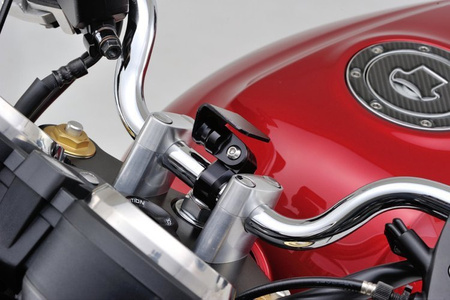 Daytona Aluminiowy uchwyt zaciskowy 22,2mm anodowany na czarno 97253