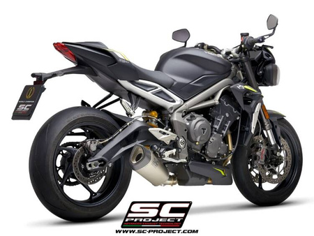 SC-Project tłumik końcowy SC1-R tytan Triumph STREET TRIPLE 765 S - R - RS (2020 – 2022)