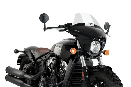 Owiewka PUIG Batwing SML do Indian Scout Bobber 2018-2025 (Touring) Przezroczysty (W) 21074W