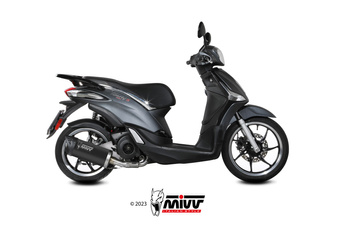 Mivv Układ wydechowy MOVER BLACK PAINTED stal nierdzewna PIAGGIO LIBERTY 125 2019-2024