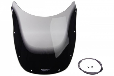MRA Szyba motocyklowa KAWASAKI ZX 6 R, ZX600F, -1997, forma S, czarna