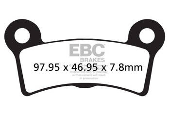 EBC Klocki hamulcowe FA605/4V V-PAD (kpl. na 1 tarcze)