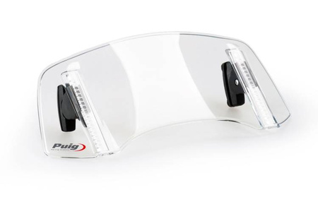 Regulowany deflektor PUIG do szyb i owiewek 2.0 (30x13 cm, wiercony) Lekko przyciemniany (H) 20763H