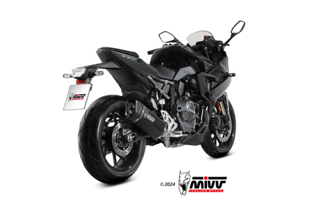 Mivv Układ Wydechowy SR-1 Inox Nero Suzuki GSX-8R 2024