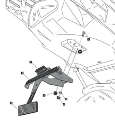 Fender eliminator PUIG do Kawasaki Versys 1000 17-18 Czarny (N) 9450N