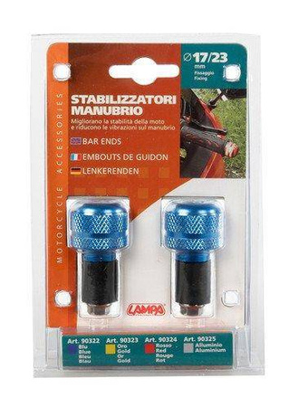 90322 SU-4 uniwersalne ciężarki kierownicy 17/23 mm - niebieski