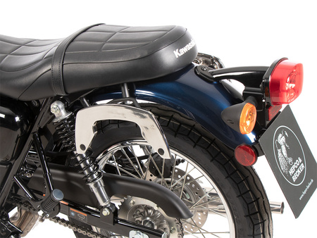 C-Bow sidecarrier chrome for Kawasaki W230 / Meguro S1 (2025-)