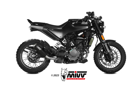 Mivv Tłumik końcowy X-M1 BLACK stal nierdzewna HUSQVARNA SVARTPILEN 125 2021-2023