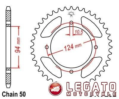 ZĘBATKA NAPĘDOWA JT TYŁ (530)