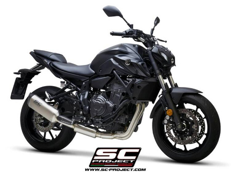SC-Project układ wydechowy SC1-S tytan Yamaha MT-07 (2021 – 2024)