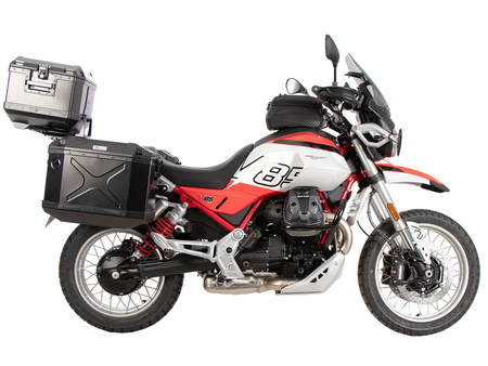 Alurack topcasecarrier black for Moto Guzzi V 85 TT / Strada / Travel (2024-)