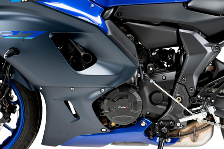 Pokrywy dekli silnika PUIG do Yamaha R7 22-25 (FIM) Czarny (N) 21929N