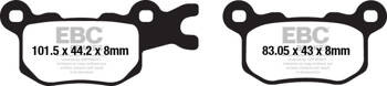 EBC Klocki hamulcowe FA684R (kpl. na 1 tarcze)