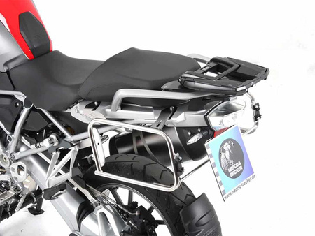 Sidecarrier Cutout stainless steel incl. Xplorer sideboxes silver for BMW R1200GS LC (2013-)