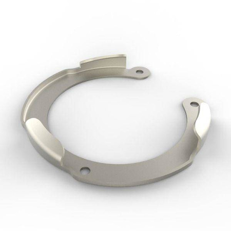 Mocowanie torby na bak Quick Release Typ 6 OXFORD kolor srebrny (pod torby na baku lub tył motocykla)