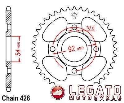 ZĘBATKA NAPĘDOWA JT TYŁ