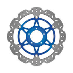 EBC Tarcza hamulcowa motocyklowa VR694BLU VEE, niebieska