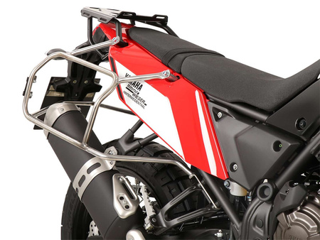 Sidecarrier Cutout stainless steel incl. Xplorer sideboxes silver for Yamaha Ténéré 700 / Rally (2019-2024)
