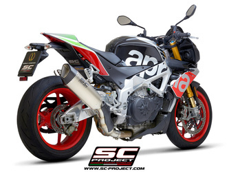 SC-Project tłumik końcowy  końcowy  SC1-R  Titanium Aprilia Tuono V4 2017-2020