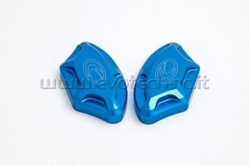 Zaślepki lusterek EVOTECH RC Yamaha niebieskie