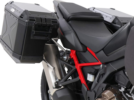Sidecarrier Cutout stainless steel incl. Xplorer sideboxes black for Honda CRF 1100 L Africa Twin (2019-2021)