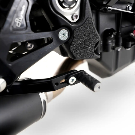 RG RACING OSŁONA WAHACZA 4 CZĘŚCI TRIUMPH Street Triple R/RS 765 '17-/ Street Triple S 765 '17- '20 BLACK