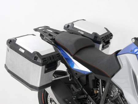 Sidecarrier Cutout stainless steel incl. Xplorer sideboxes silver for KTM 1290 Super Adventure (2015-2020)