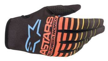 RĘKAWICE ALPINESTARS RADAR BLACK/FLUO YELLOW/CORAL