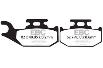 EBC Klocki hamulcowe FA414TT (kpl. na 1 tarcze)