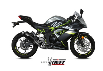 Mivv Tłumik końcowy GP PRO BLACK STAINLESS STEEL KAWASAKI NINJA 125 2019-2024