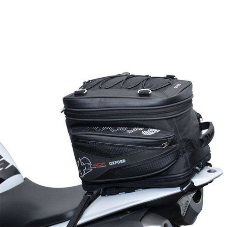 Torba na tył motocykla (40L) T40R TAILPACK OXFORD kolor czarny