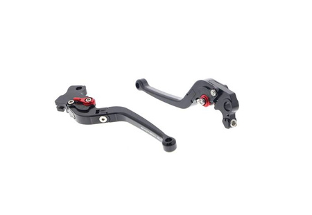 EP Ducati Monster 821 Dark Folding Clutch and Brake Lever set 2016 (PRN002764-003452-03) - EVOTECH PERFORMANCE