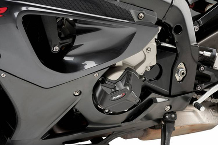 Pokrywy dekli silnika PUIG do BMW S1000R / S1000RR 09-16 Czarny (N) 20168N