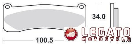 KLOCKI HAMULCOWE SBS 707 RQ