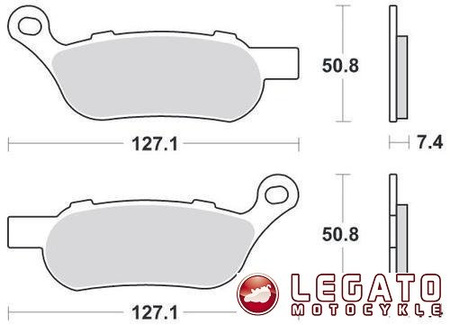 KLOCKI HAMULCOWE SBS 556 LS