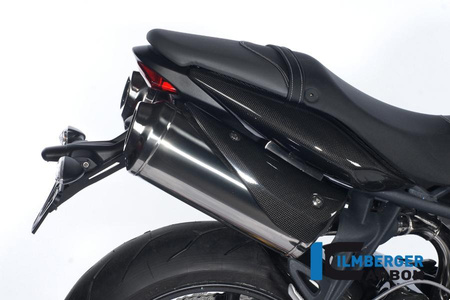 Panel boczny underseat (prawy) carbon - Triumph Street Triple 675 ILMBERGER SDR.008.TRSTR.K