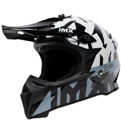 KASK IMX FMX-02 BLACK/WHITE/GREY/METALLIC GREY GLOSS GRAPHIC