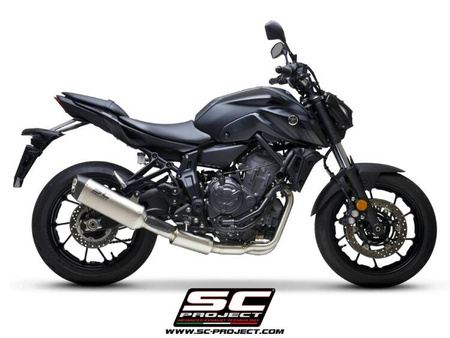 SC-Project układ wydechowy SC1-S tytan Yamaha MT-07 (2021 – 2024)