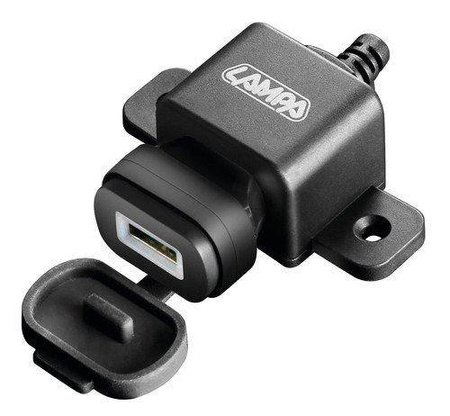38878 Usb Fix Omega, ładowarka USB 12 / 24V z mocowaniem na śruby i złącza