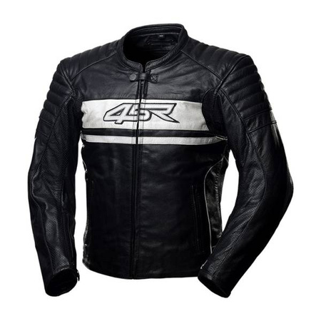 KURTKA MOTOCYKLOWA SKÓRZANA 4SR ROADSTER II - PEARL WHITE