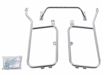 Sidecarrier permanent mounted chrome for Suzuki VL 800 Intruder LC Volusia (2009-2016)