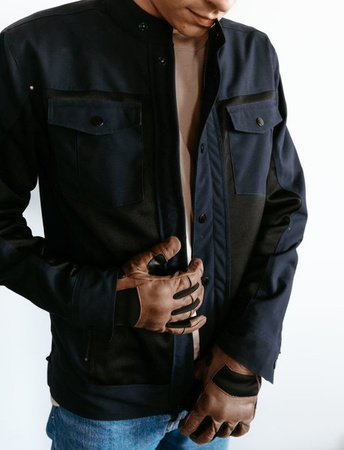 Motocyklowa Kurtka Tekstylna Broger California Navy Blue/Black